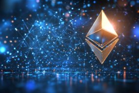 Vitalik Buterin Ethereum co-founder with ETH logo and on-chain analytics showing ecosystem health