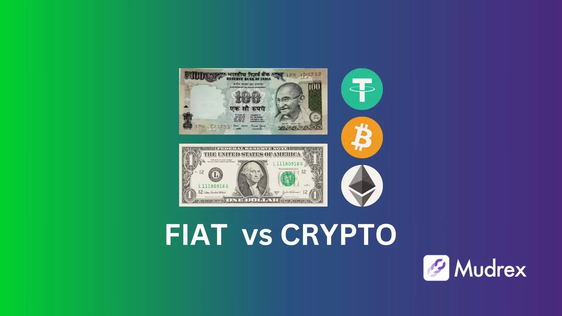 Fiat vs Crypto: 4 Mains Differences,Use Cases, and Future Prospects -  Mudrex Learn