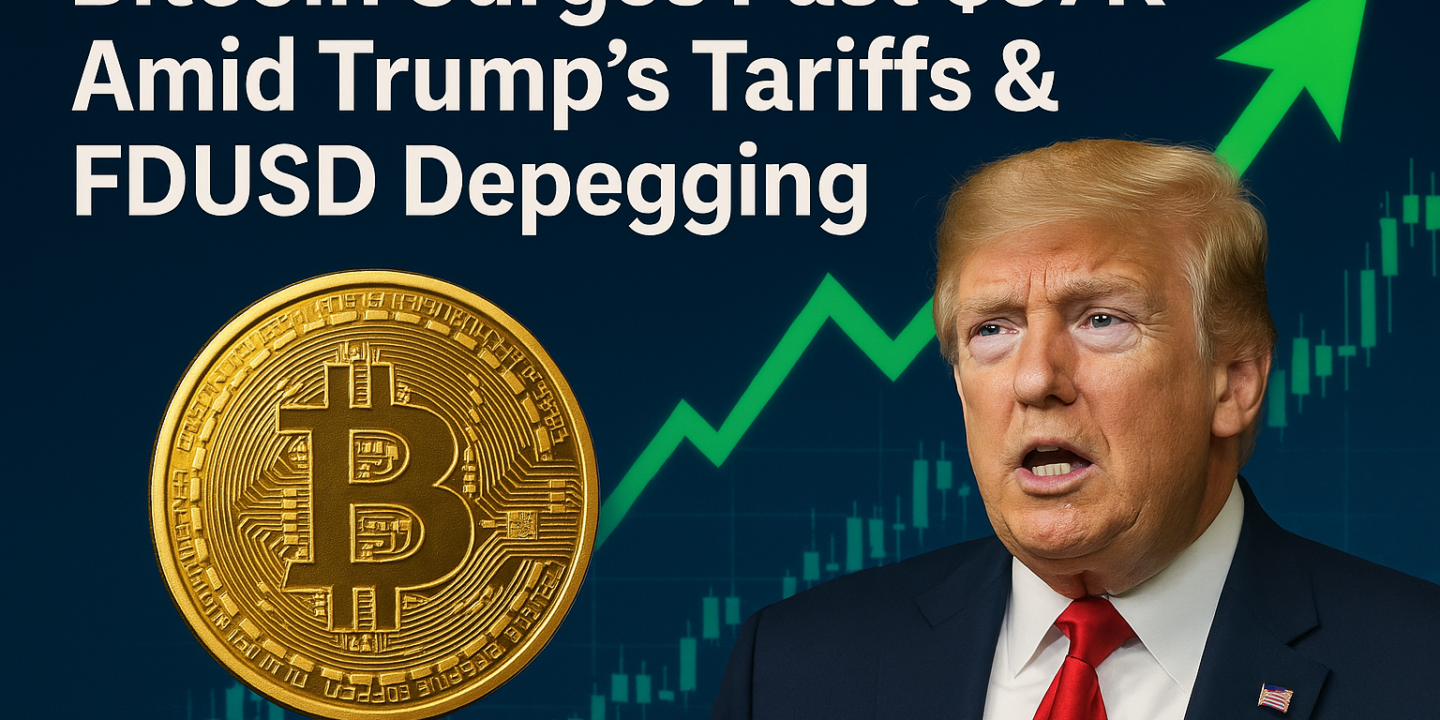 Bitcoin Surges Past $87K Amid Trump’s Tariffs & FDUSD Depegging